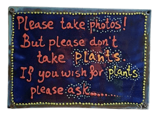 Please take photos sign