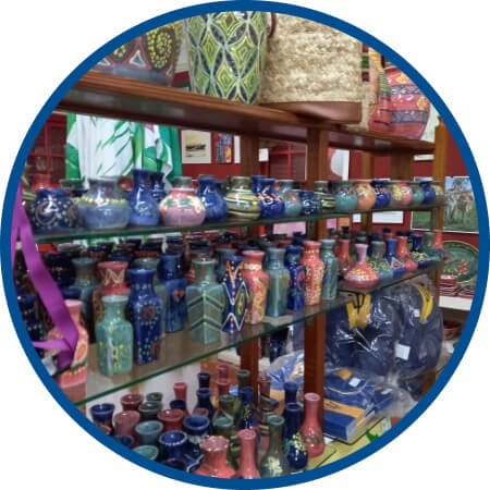 Gift shop with Barbados products